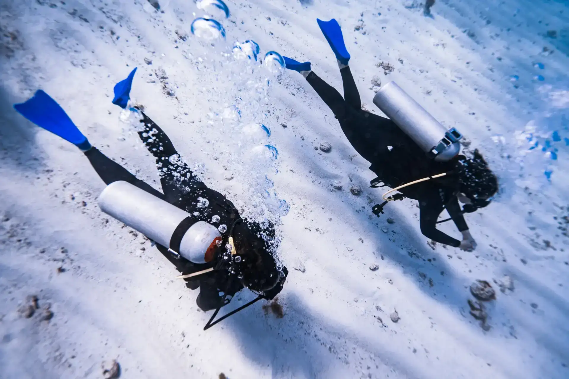Scuba diving at Isla Mujeres, Mexico